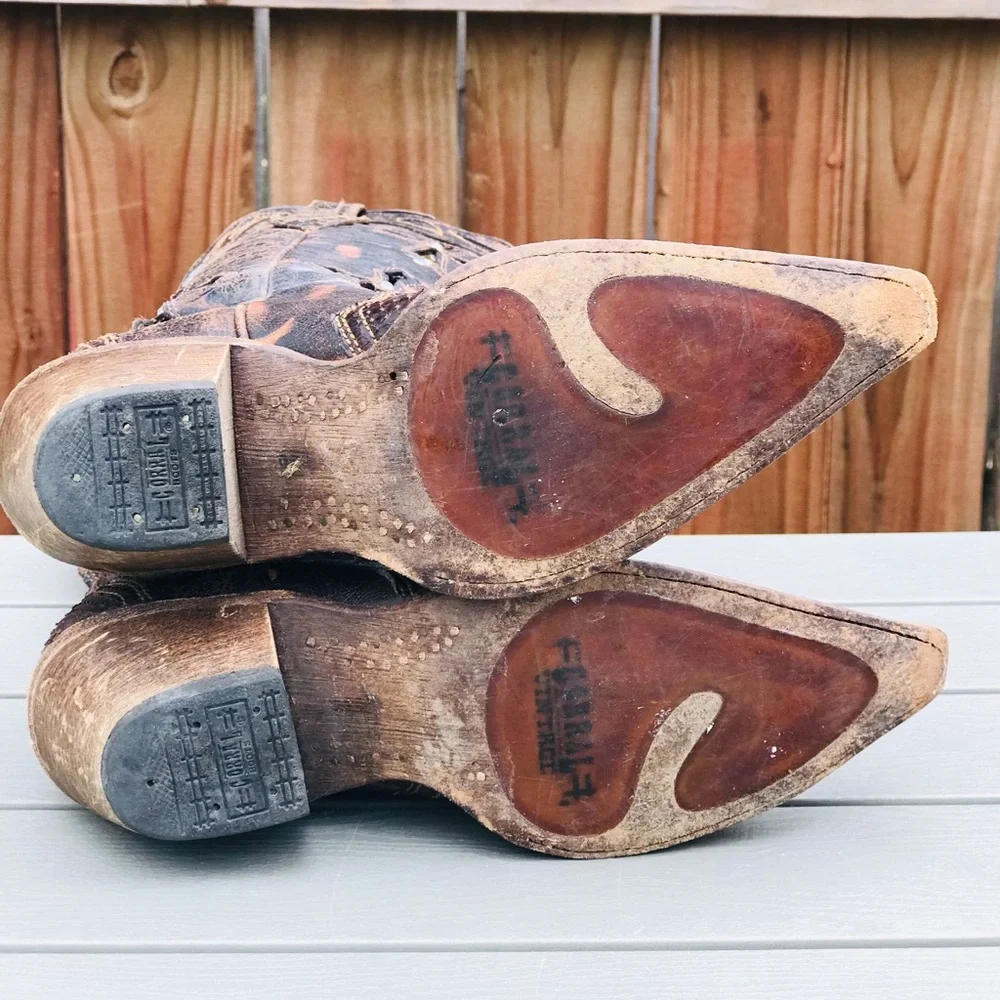 Corral  boots Python Cross cowgirl boots size 7M - Picture 13 of 16